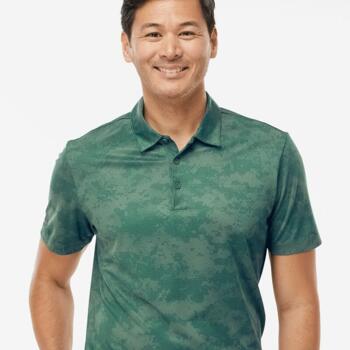 Men's All Over Camo Print Polo Thumbnail