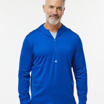 Men's Lightweight Quarter-Zip Hooded Pullover Thumbnail