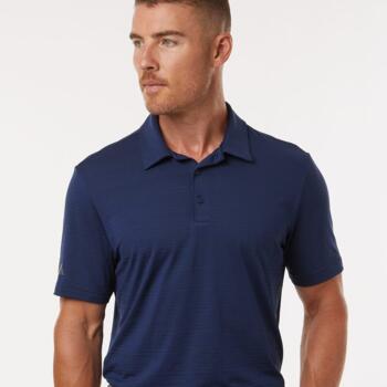 Men's Textured Stripe Polo Thumbnail