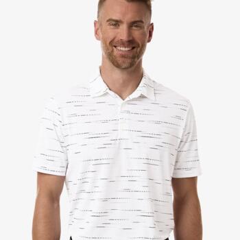 Men's Ultimate365 Mesh Glimmer Print Polo Thumbnail