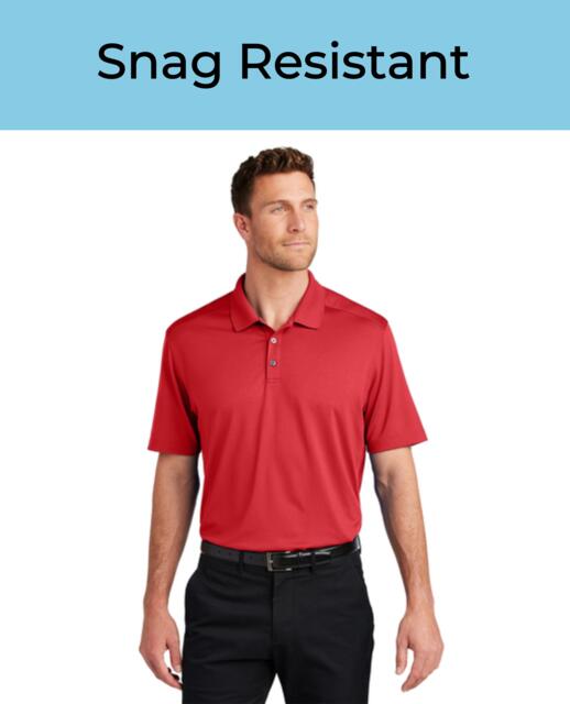 polo, snag resistant