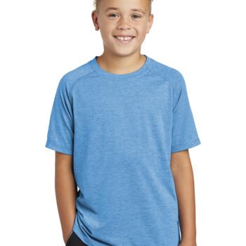 Youth PosiCharge ® Tri Blend Wicking Raglan Tee Thumbnail