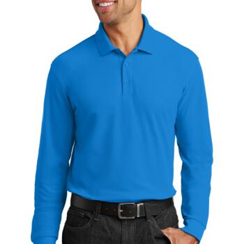 Long Sleeve Core Classic Pique Polo Thumbnail