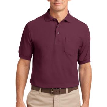 Tall Silk Touch Polo with Pocket Thumbnail