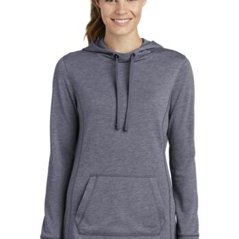 Ladies PosiCharge ® Tri Blend Wicking Fleece Hooded Pullover Thumbnail