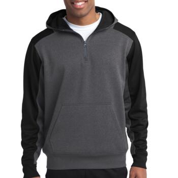 Tech Fleece Colorblock 1/4 Zip Hooded Sweatshirt Thumbnail