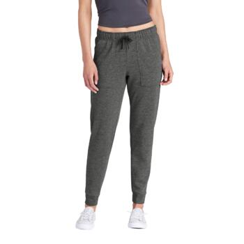 Ladies PosiCharge ® Tri Blend Wicking Fleece Jogger Thumbnail
