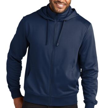 Smooth Fleece Hooded Jacket Thumbnail