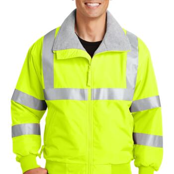 Enhanced Visibility Challenger Jacket with Reflective Taping Thumbnail