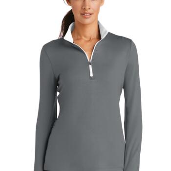 Ladies Dri FIT Stretch 1/2 Zip Cover Up Thumbnail