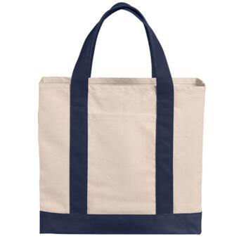 Cotton Canvas Two Tone Tote Thumbnail