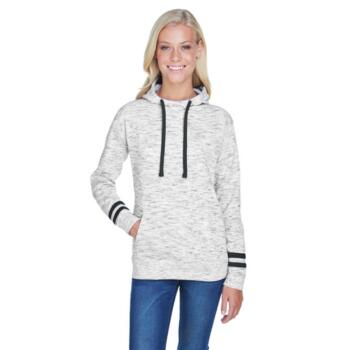 Ladies' Melange Scuba Neck Sweatshirt Thumbnail