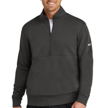 Club Fleece Sleeve Swoosh 1/2 Zip Thumbnail