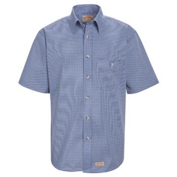 Mini-Plaid Uniform Short Sleeve Shirt Thumbnail