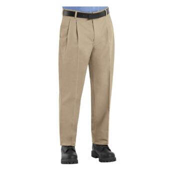 Pleated Twill Slacks - Odd & Extended Sizes Thumbnail