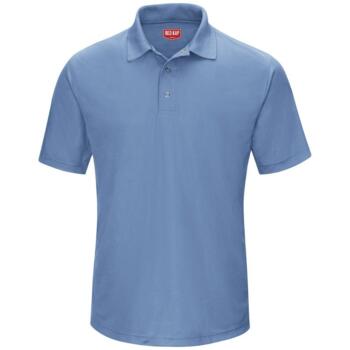 Short Sleeve Performance Knit Gripper-Front Polo Thumbnail