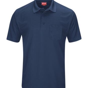 Short Sleeve Performance Knit Pocket Polo Thumbnail