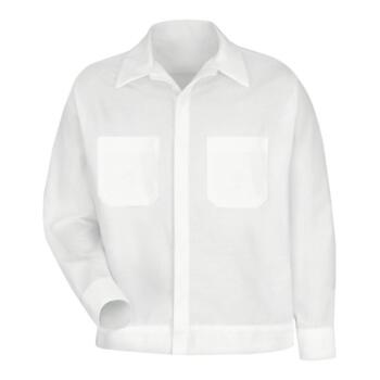 Button-Front Shirt Jacket - Long Sizes Thumbnail