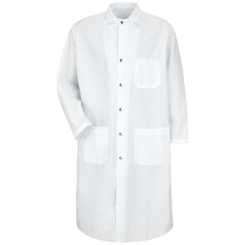 Snap-Front Spun Polyester Butcher Coat Thumbnail
