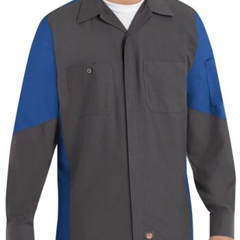 Long Sleeve Automotive Crew Shirt - Long Sizes Thumbnail
