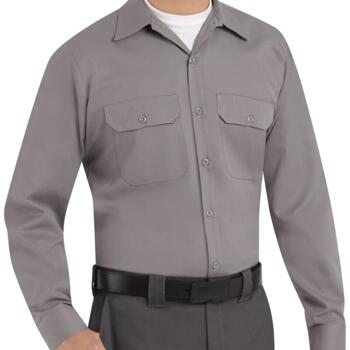 Utility Long Sleeve Work Shirt Long Sizes Thumbnail