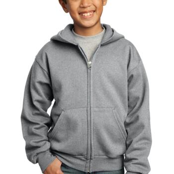 PC Youth 50/50 Full-Zip Hooded Sweatshirt Thumbnail