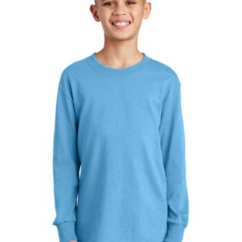 Youth 5.4oz Cotton Long Sleeve T-Shirt Thumbnail