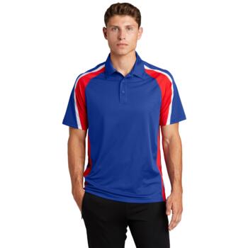 Adult Tricolor Micropique Polo Thumbnail