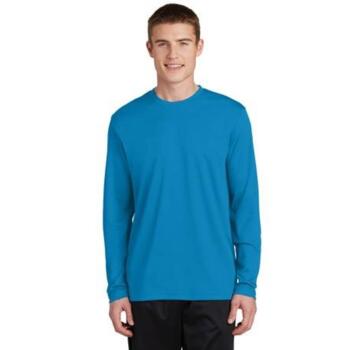 Unisex Racermesh Poly Long Sleeve T-Shirt Thumbnail