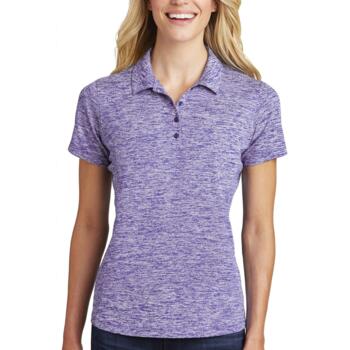 Ladies Electric Heather Polo Thumbnail