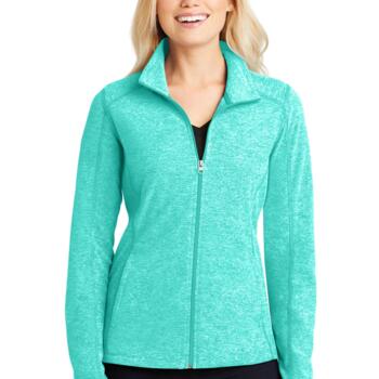 Ladies Heather Microfleece Jacket Thumbnail