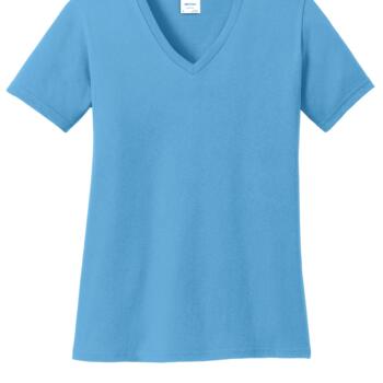 PC Ladies Core Cotton V Neck Tee Thumbnail